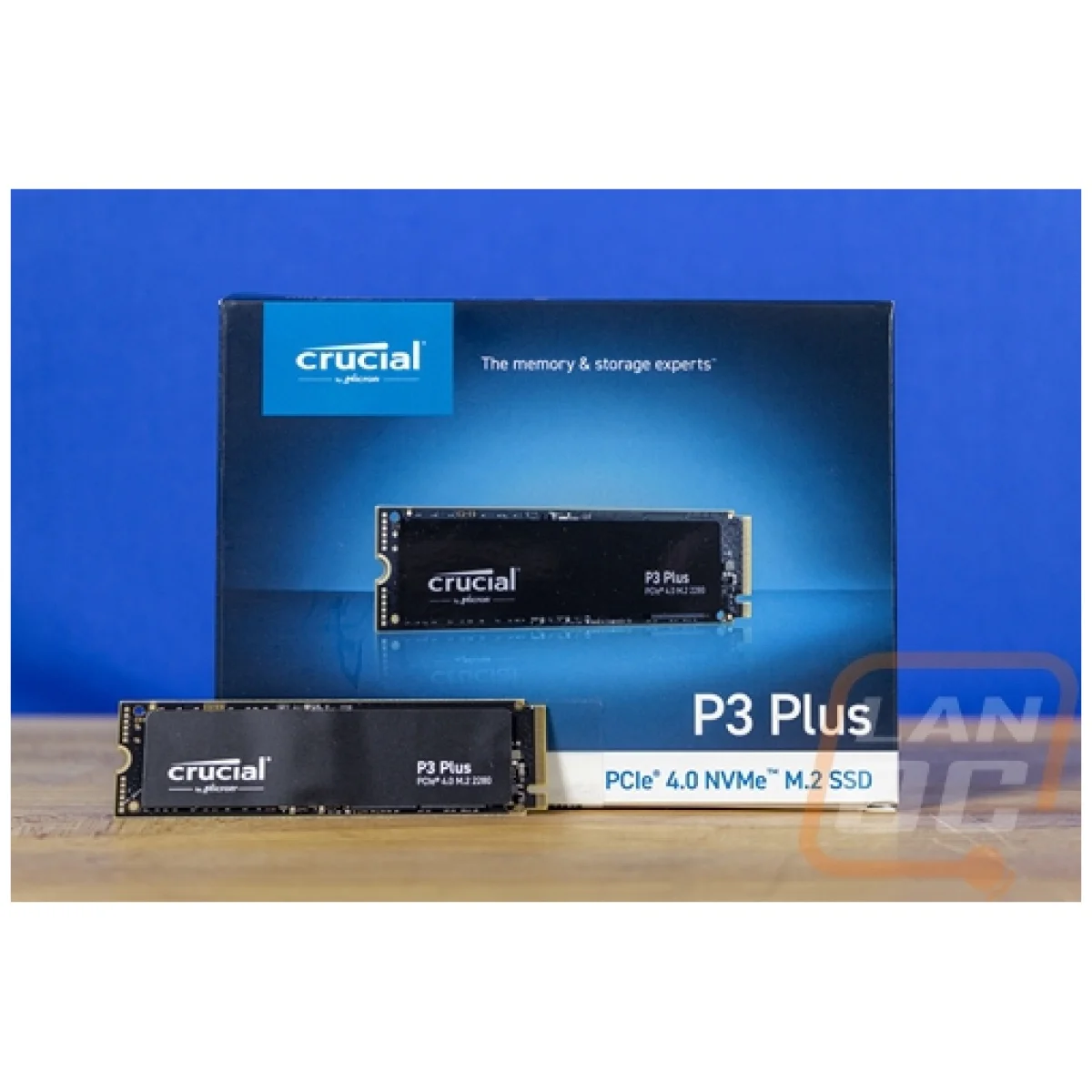 Crucial P3 Plus NVMe SSD - in-use shot Crucial P3 Plus NVMe SSD - in-use shot