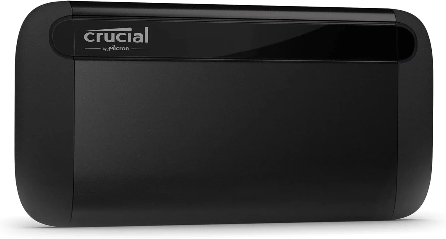 Crucial X8 Portable SSD - in-use shot