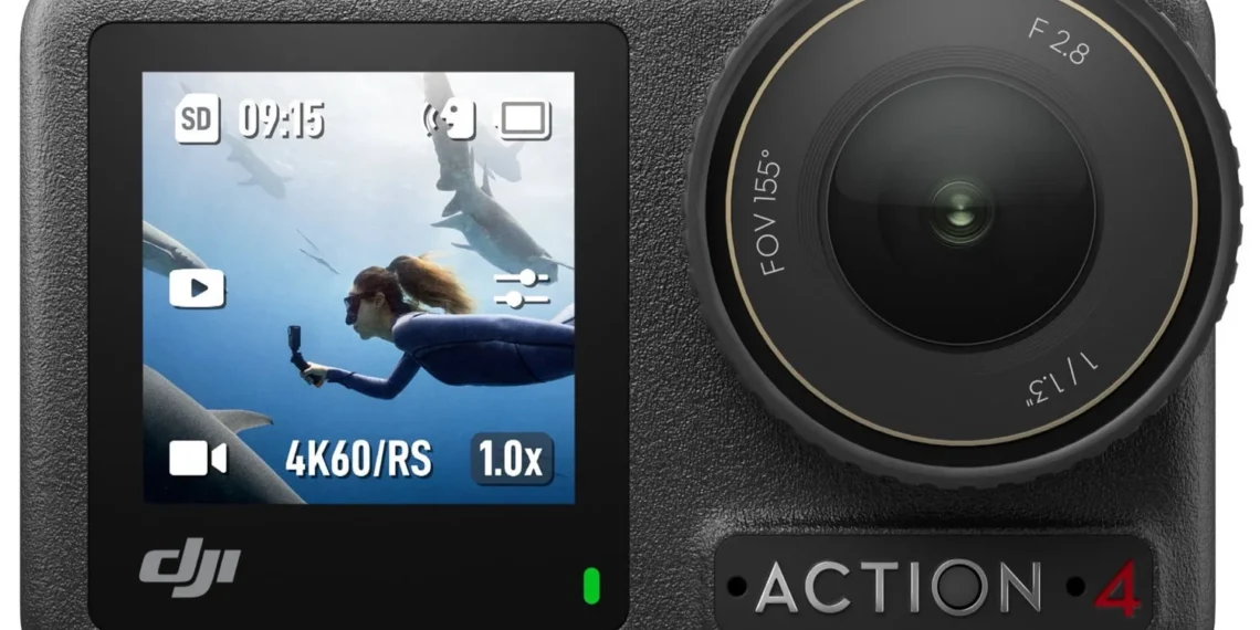 DJI Osmo Action 4 - side profile