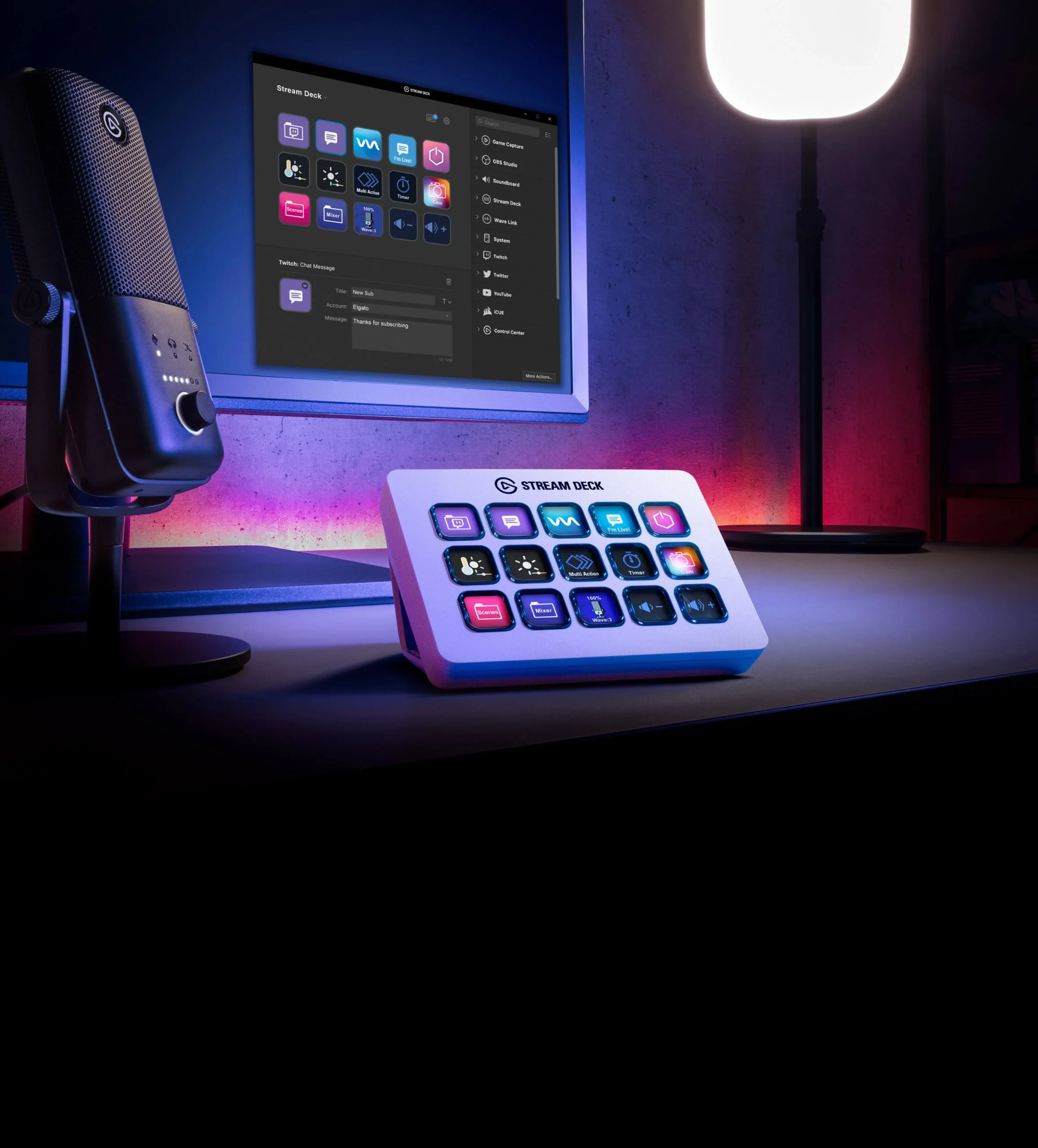 Elgato Stream Deck MK.2 - in-use shot
