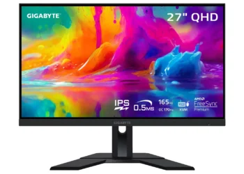 Gigabyte M27Q - front design view