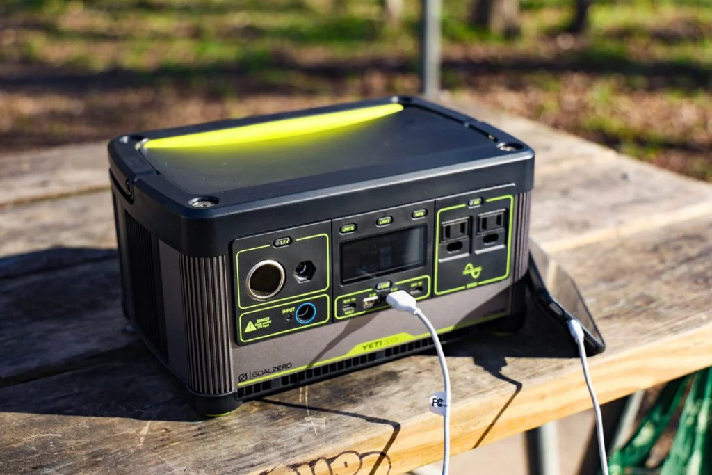 Goal Zero Yeti 500X - front design view Goal Zero Yeti 500X - front design view