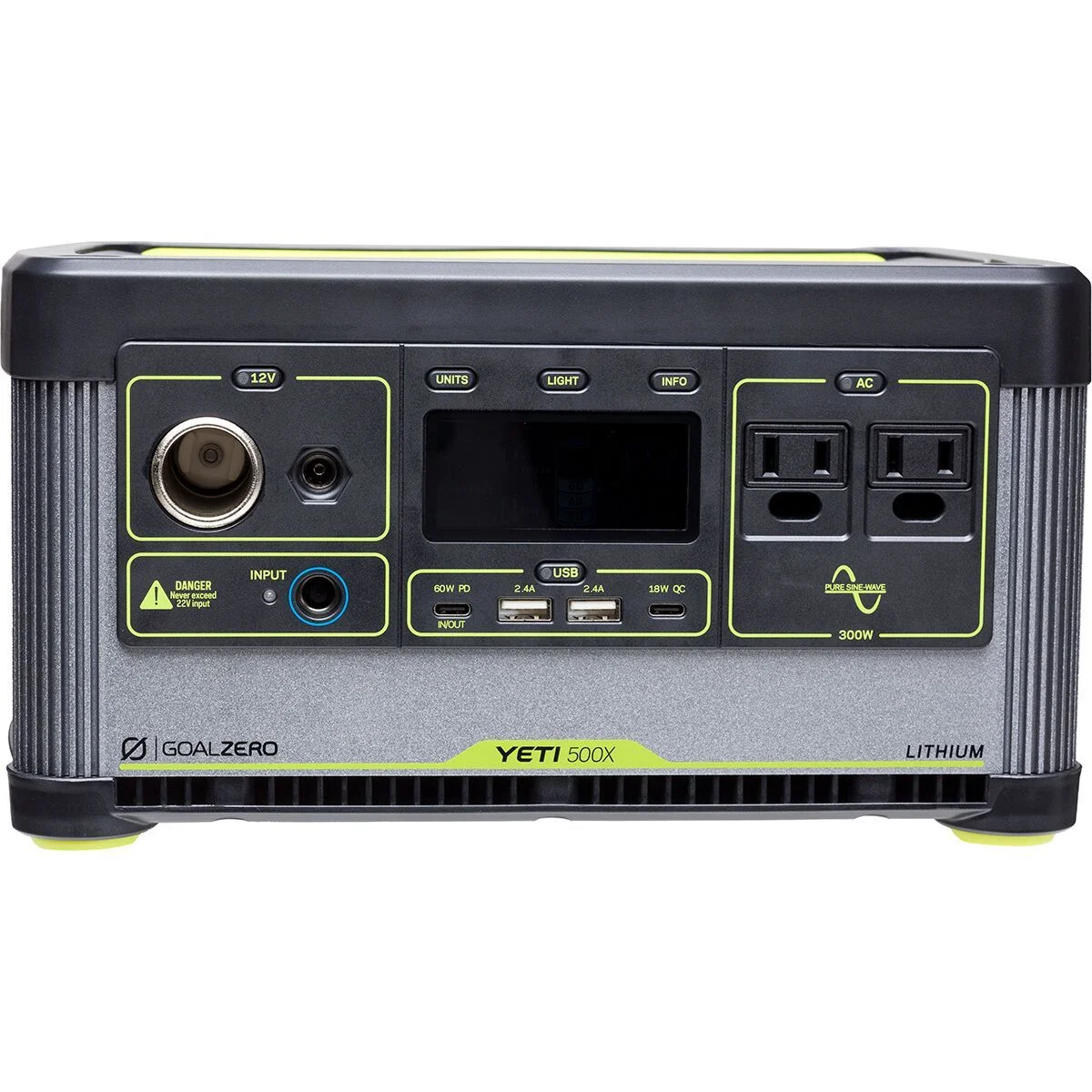 Goal Zero Yeti 500X - side profile Goal Zero Yeti 500X - side profile