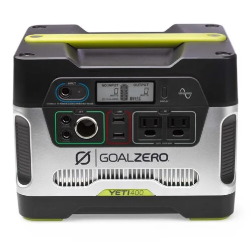 Goal Zero Yeti 500X - in-use shot Goal Zero Yeti 500X - in-use shot