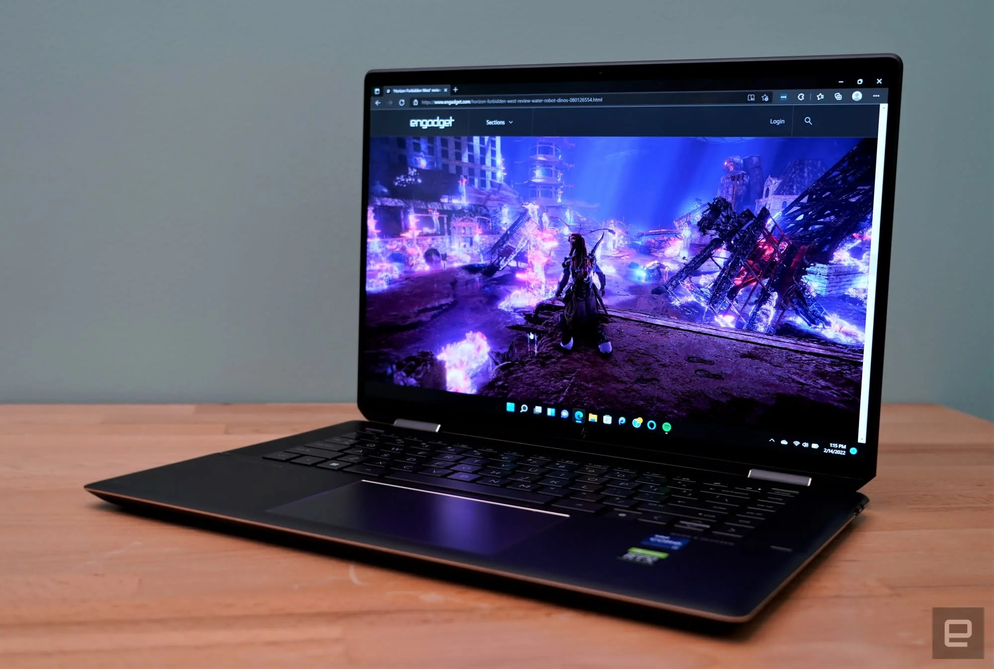 HP Spectre x360 16 (2023) - side profile