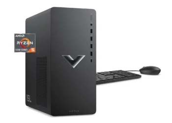 HP Victus 15L Gaming Desktop - front design view