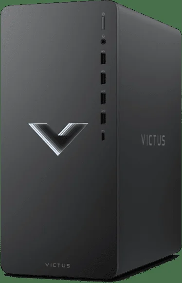HP Victus 15L Gaming Desktop - in-use shot HP Victus 15L Gaming Desktop - in-use shot