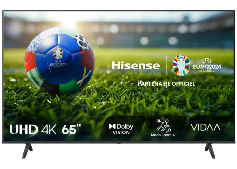 Hisense A6H 4K LED TV - front design view