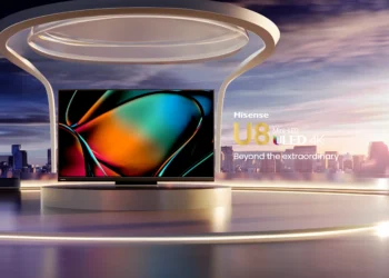 Hisense U8K 4K Mini-LED TV - front design view