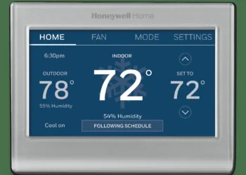 Honeywell Home RTH9585WF Smart Thermostat - front design view