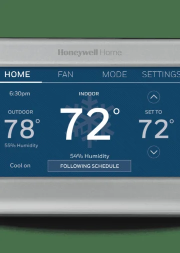 Honeywell Home RTH9585WF Smart Thermostat - front design view