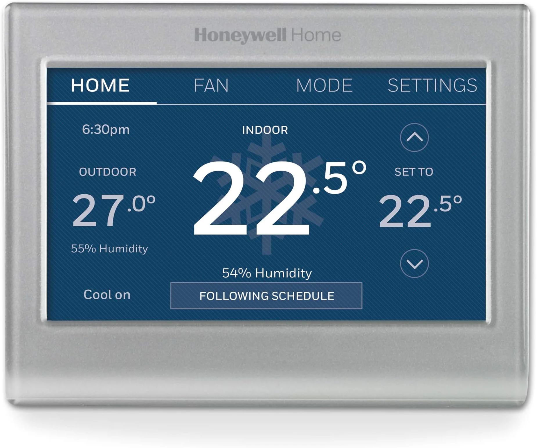 Honeywell Home RTH9585WF Smart Thermostat - in-use shot