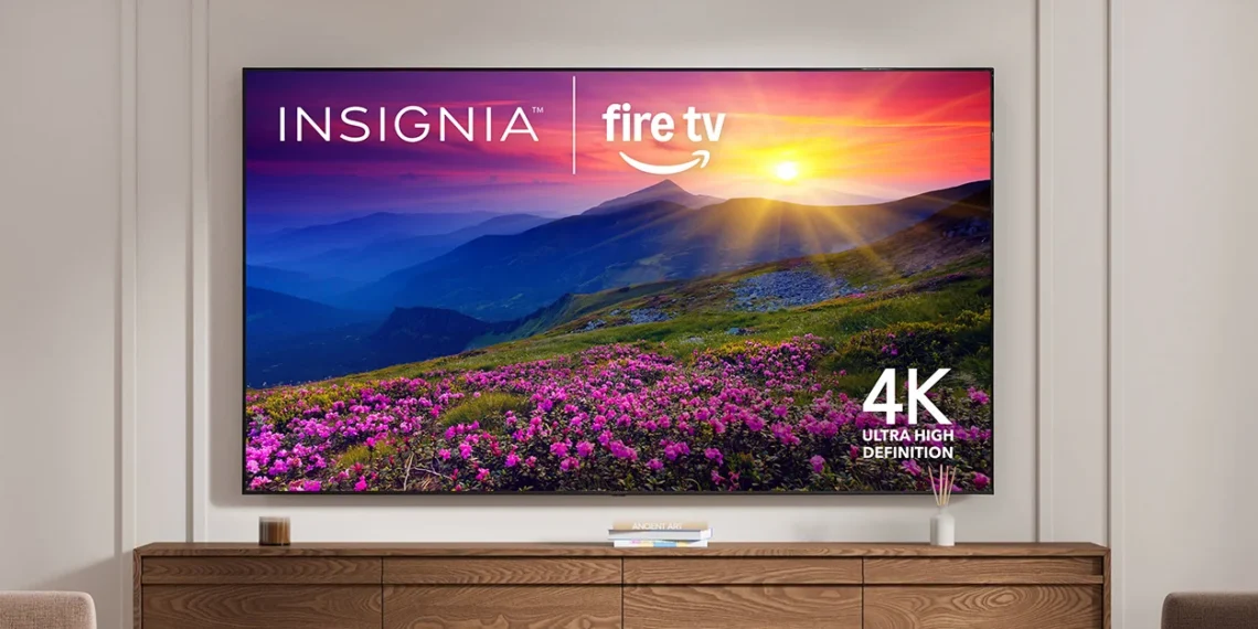 Insignia NS-55F301NA23 4K UHD TV - front design view