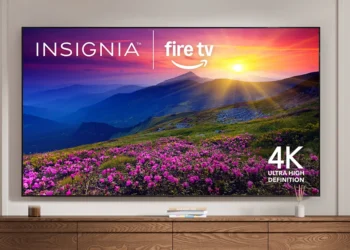 Insignia NS-55F301NA23 4K UHD TV - front design view