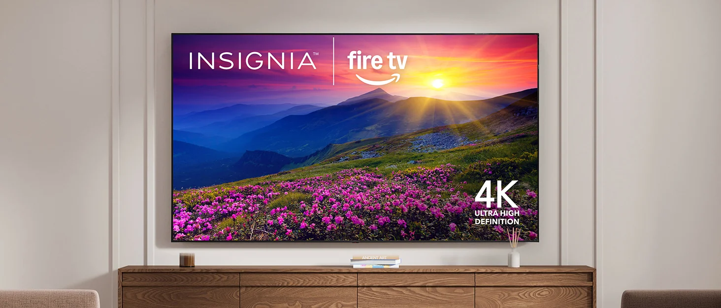 Insignia NS-55F301NA23 4K UHD TV - front design view Insignia NS-55F301NA23 4K UHD TV - front design view