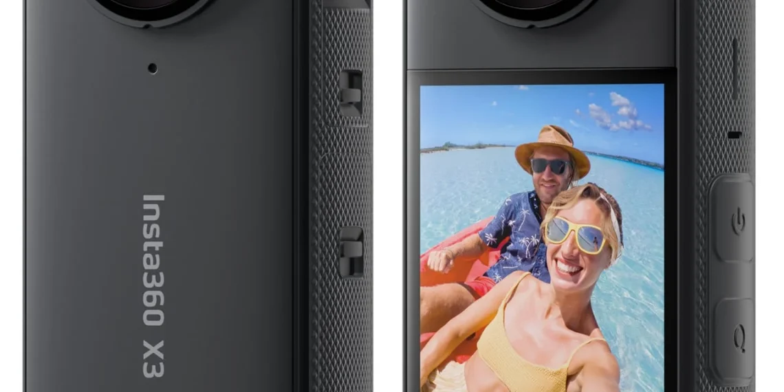 Insta360 X3 - front design view