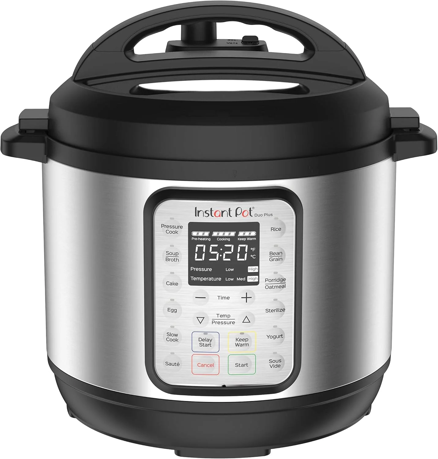 Instant Pot Duo Plus 9-in-1 - front design view Instant Pot Duo Plus 9-in-1 - front design view