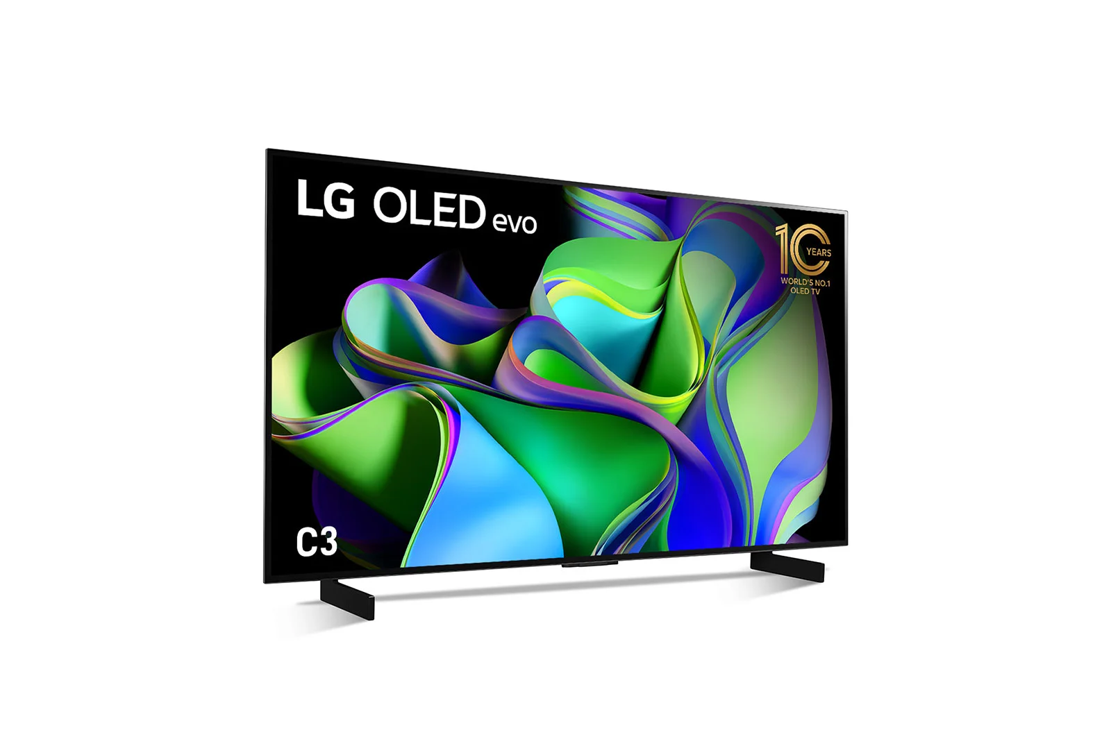 LG OLED evo C3 Series 4K Smart TV - side profile