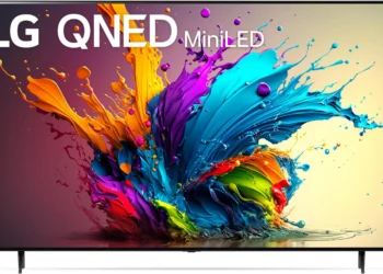 LG QNED Mini-LED 4K TV - front design view