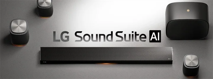 LG Sound Suite - front design view