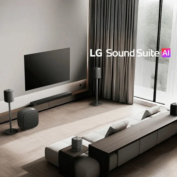 LG Sound Suite - in-use shot