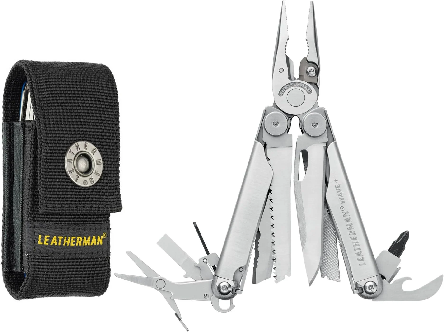 Leatherman Wave Plus Multitool - front design view Leatherman Wave Plus Multitool - front design view