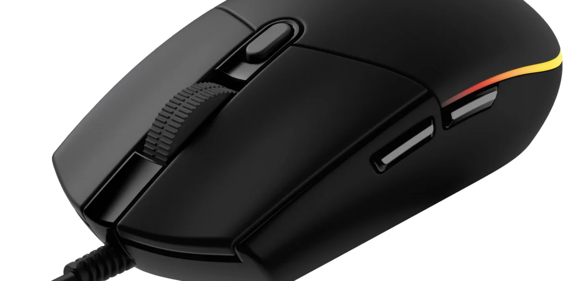 Logitech G203 Lightsync - front design view