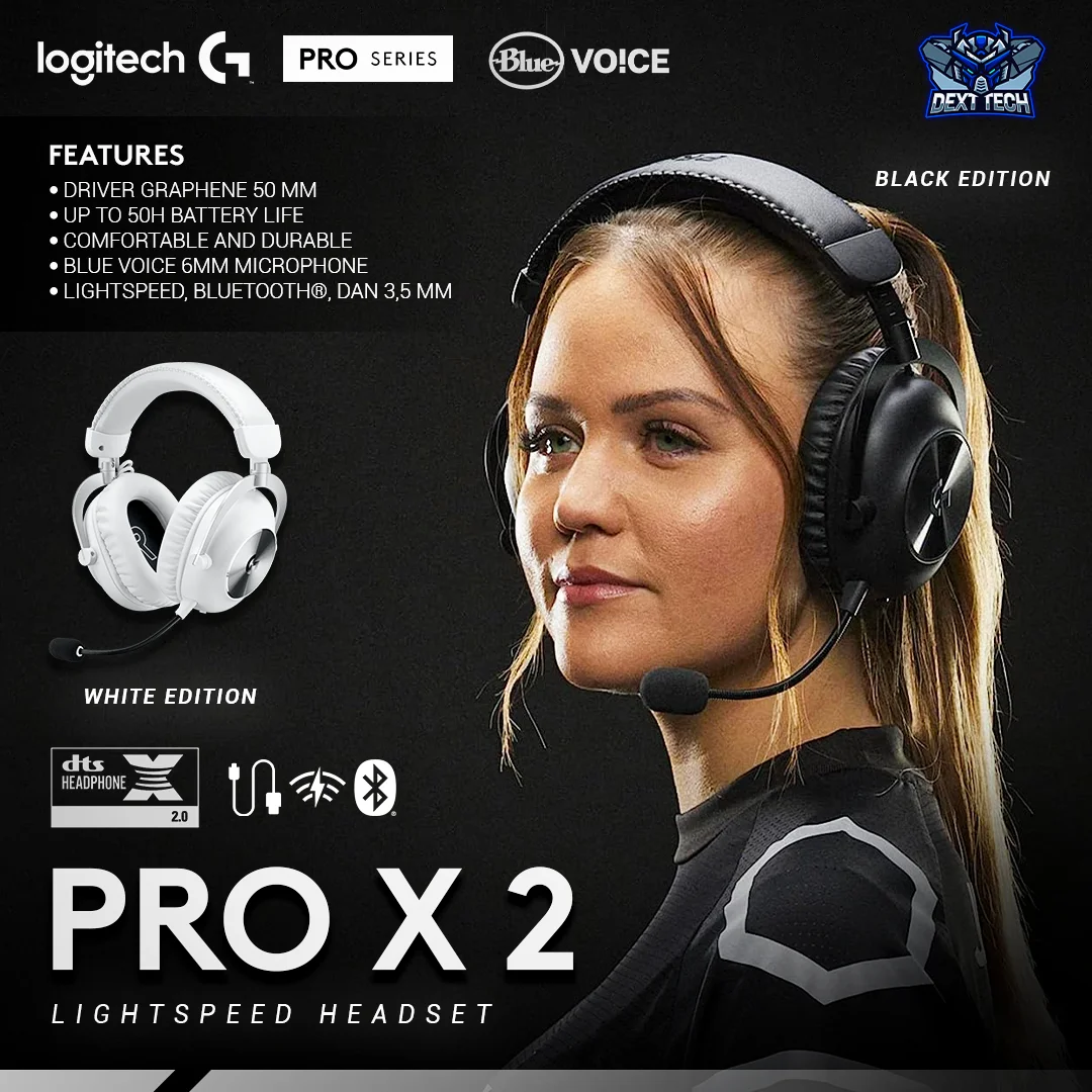 Logitech G Pro X 2 Lightspeed - in-use shot Logitech G Pro X 2 Lightspeed - in-use shot