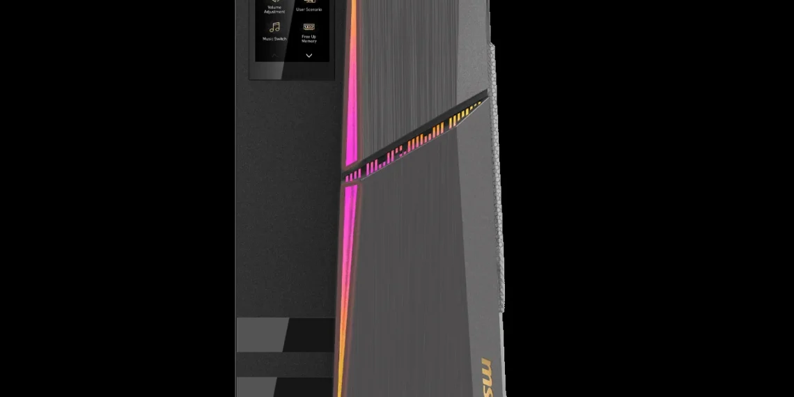 MSI MEG Trident X2 - front design view
