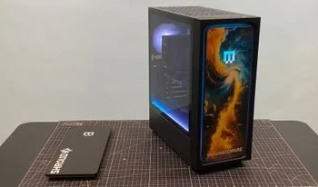 Maingear MG-1 Silver (2025) - front design view