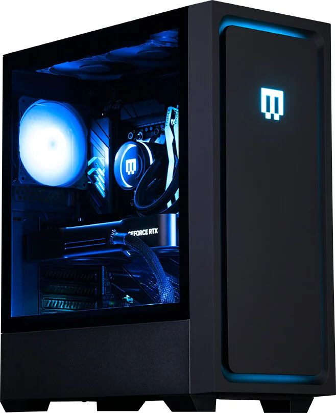 Maingear MG-1 Silver (2025) - detail closeup Maingear MG-1 Silver (2025) - detail closeup