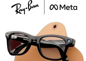 Meta AI smart glasses - front design view