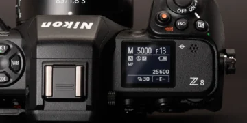 Nikon Z8 - front design view