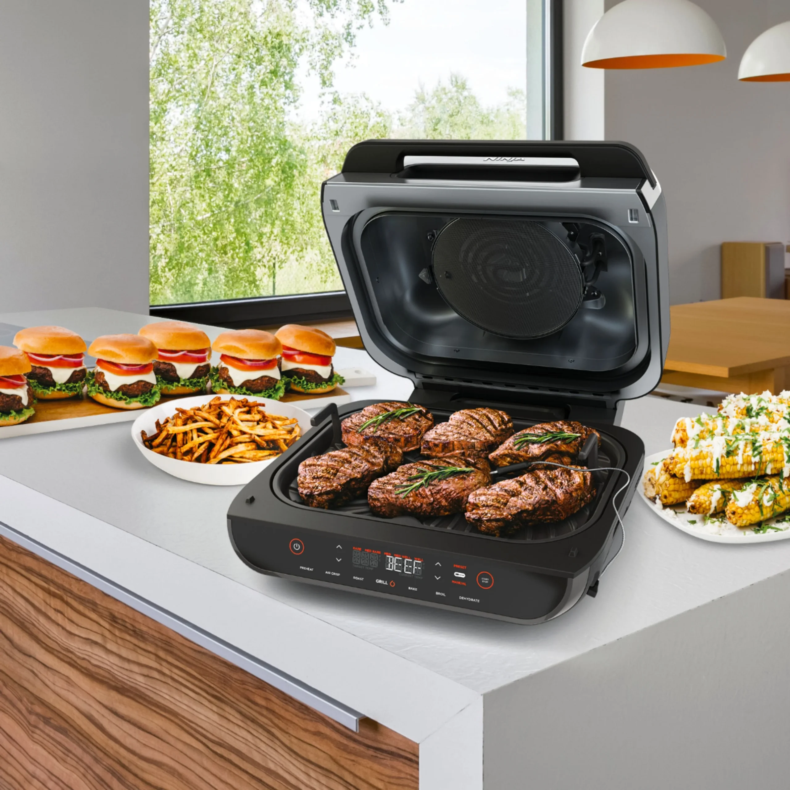 Ninja Foodi Smart XL Grill - side profile