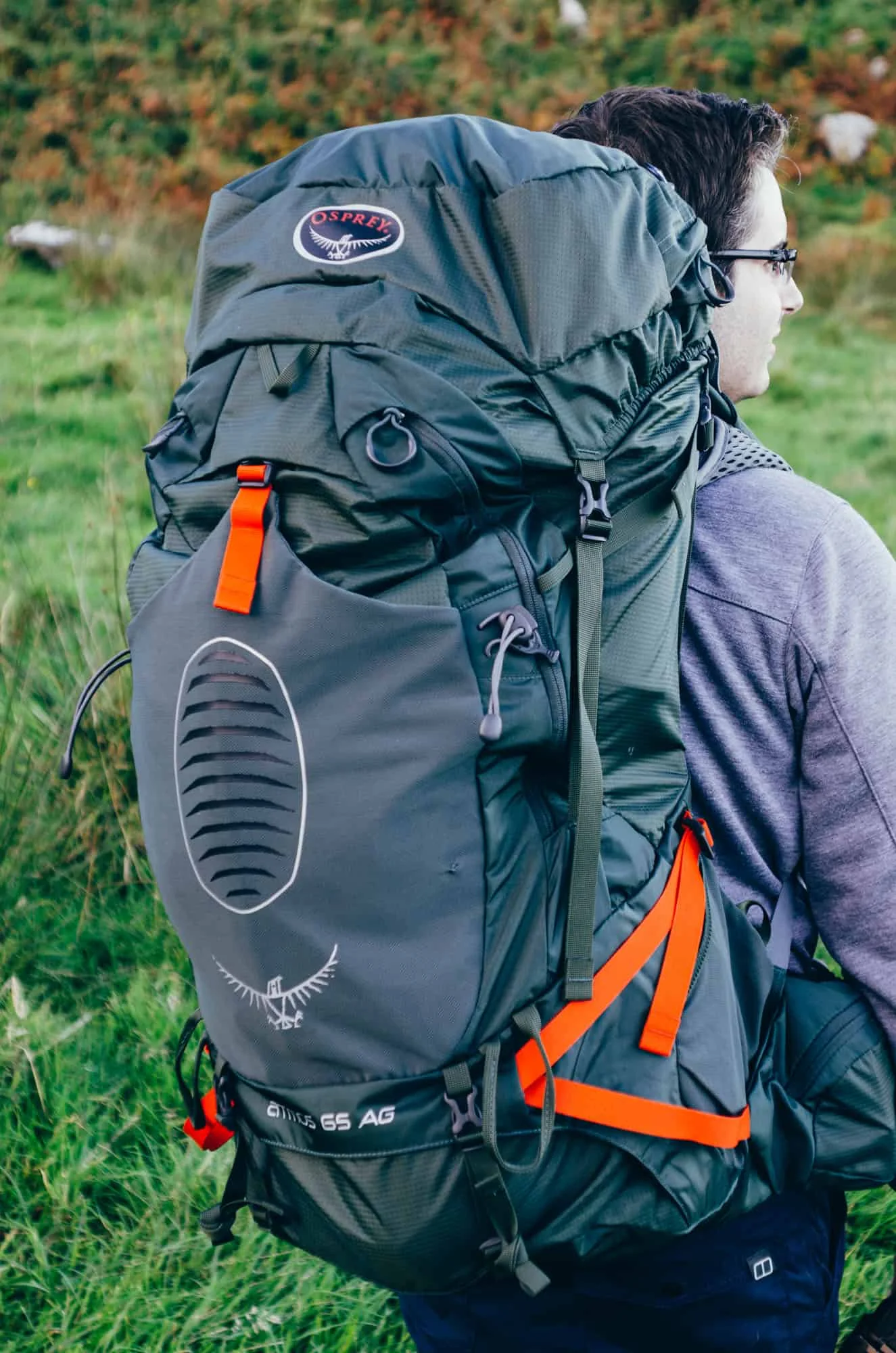 Osprey Atmos AG 65 Backpack - side profile