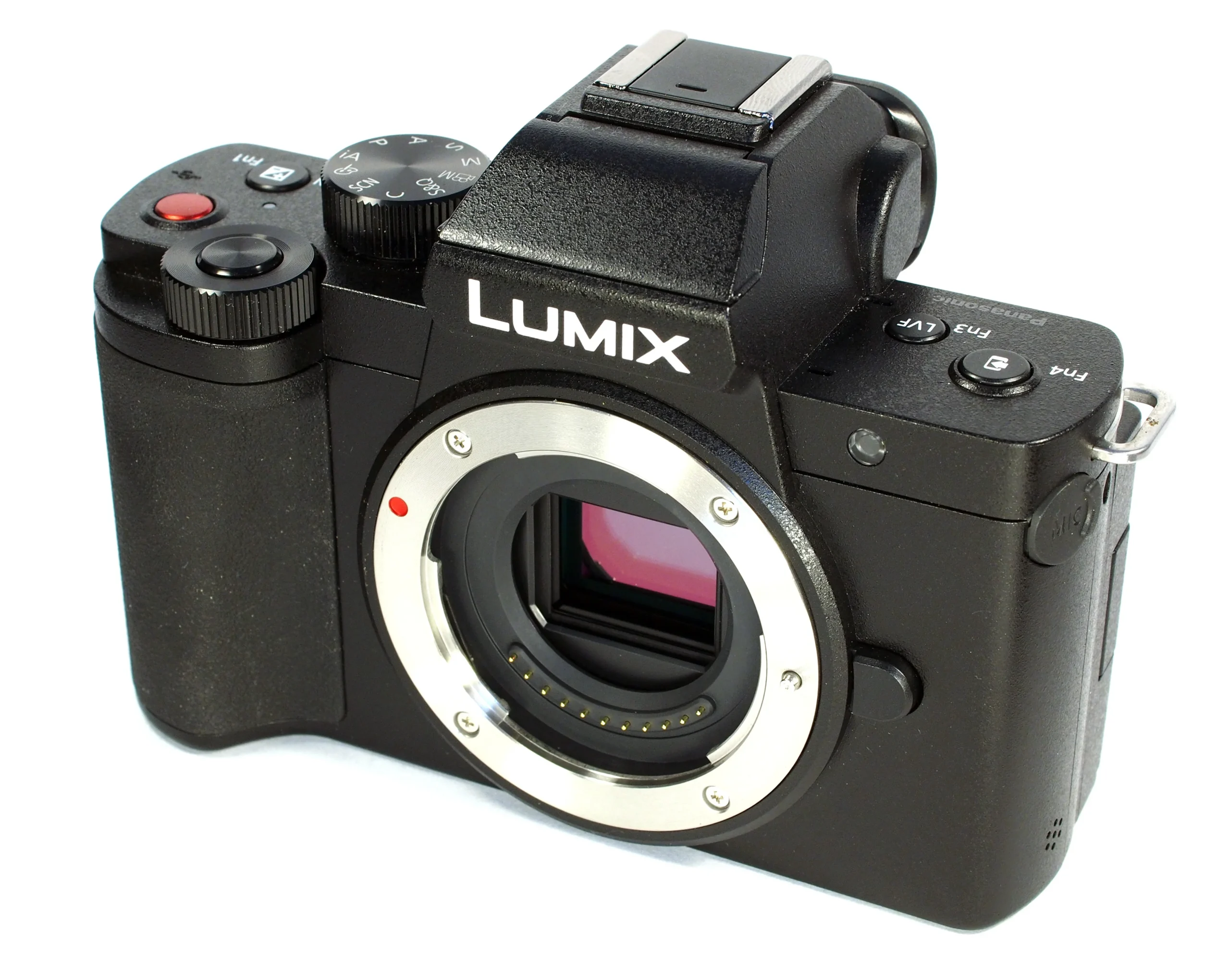 Panasonic Lumix G100 - side profile