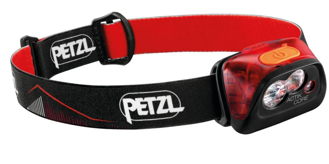 Petzl Actik Core Headlamp - front design view