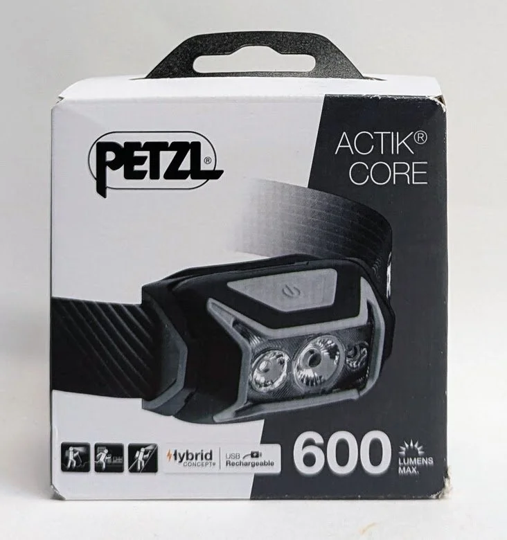 Petzl Actik Core Headlamp - side profile