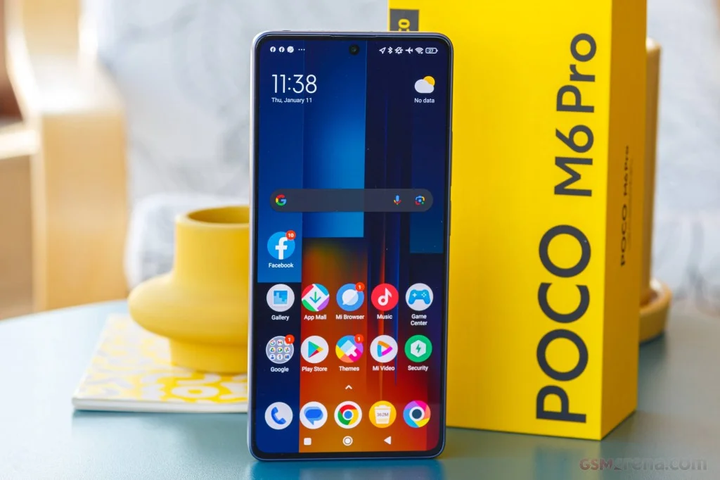 Poco M6 Pro - detail closeup