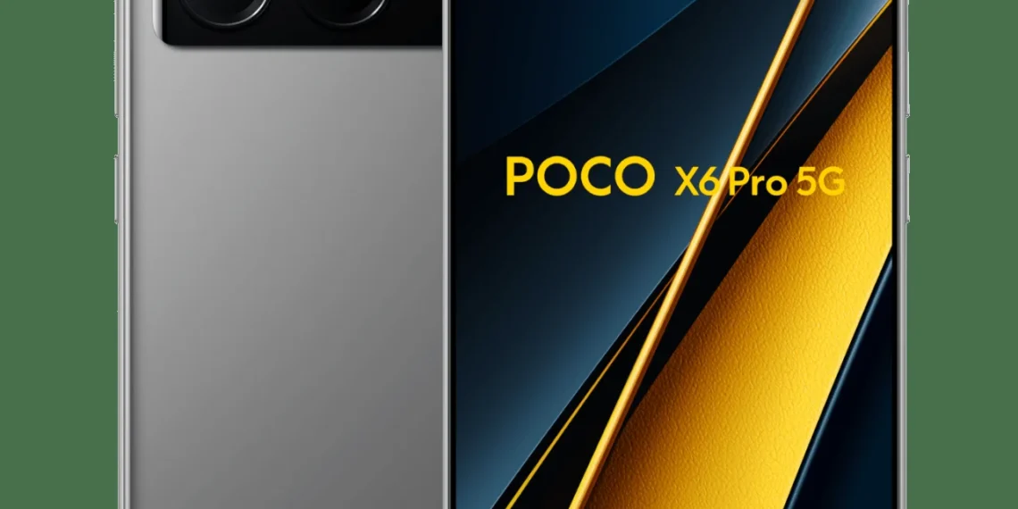 Poco X6 Pro - front design view