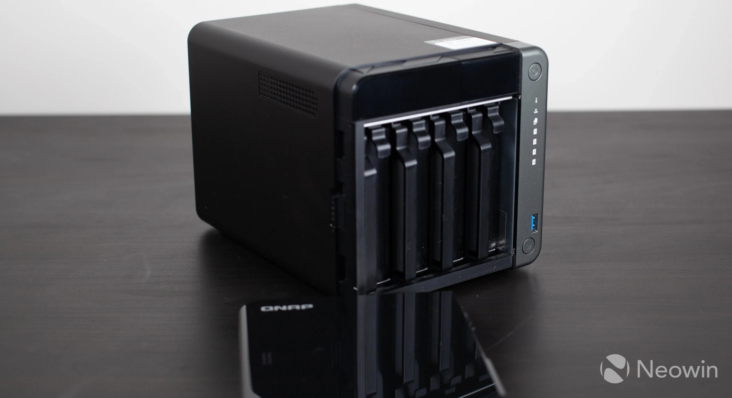 QNAP TS-453D NAS - in-use shot