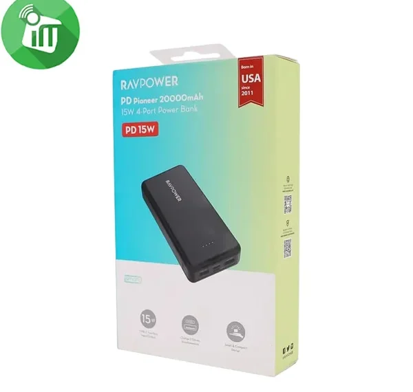 RAVPower PD Pioneer 20000mAh - front design view