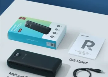 RAVPower PD Pioneer 20000mAh - detail closeup