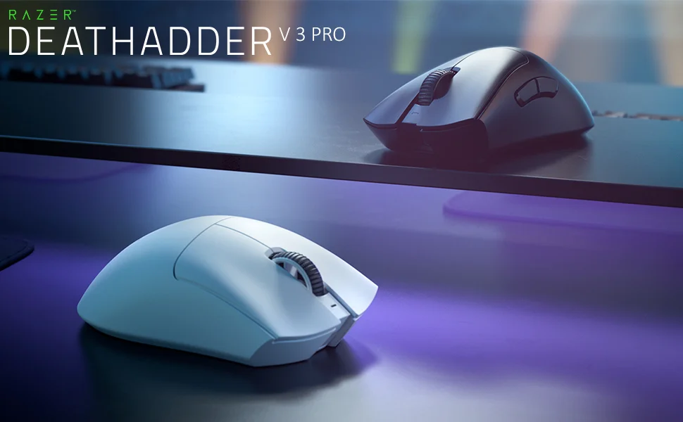 Razer DeathAdder V3 Pro - detail closeup