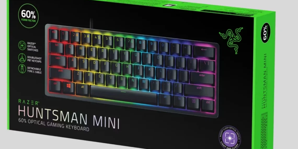 Razer Huntsman Mini 60% - front design view