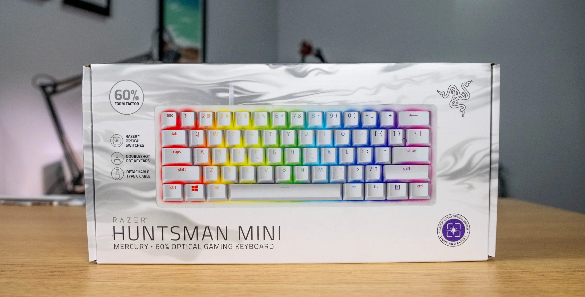 Razer Huntsman Mini 60% - side profile