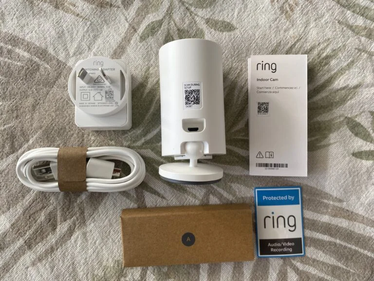 Ring Indoor Cam (2nd Gen) - detail closeup Ring Indoor Cam (2nd Gen) - detail closeup