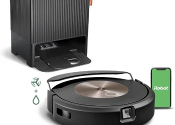 Roomba Combo j9+ Robot Vacuum and Mop - front design view