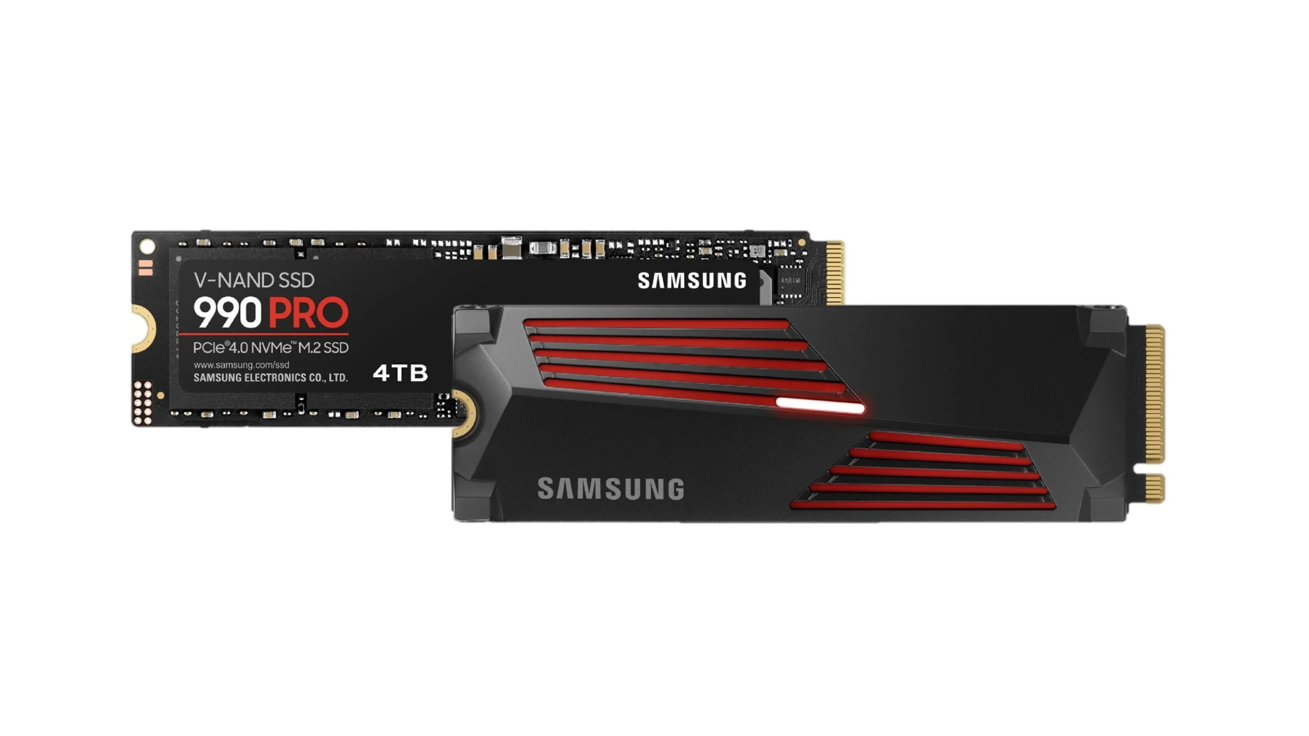 Samsung 990 PRO SSD - side profile