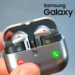 Samsung Galaxy Buds 4 and 4 Pro - front design view